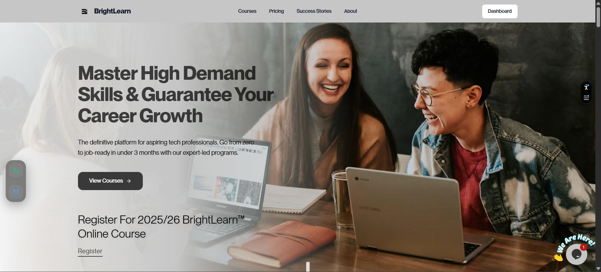 BrightLearn home page